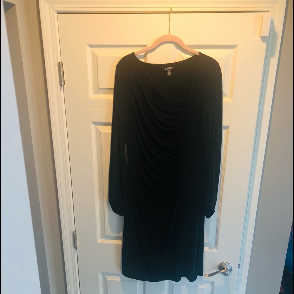 Ralph Lauren Chaps Black Dress Size Large